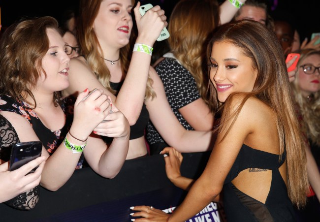 GLASGOW, SCOTLAND - NOVEMBER 09:  Ariana Grande attends the MTV EMA's 2014 at The Hydro on November 9, 2014 in Glasgow, Scotland.