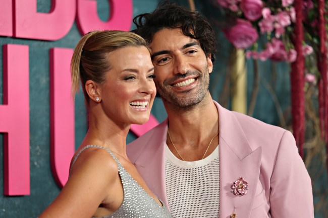 (L-R) Emily Baldoni and Justin Baldoni attend the "It Ends With Us" New York Premiere at AMC Lincoln Square Theater on August 06, 2024 in New York City