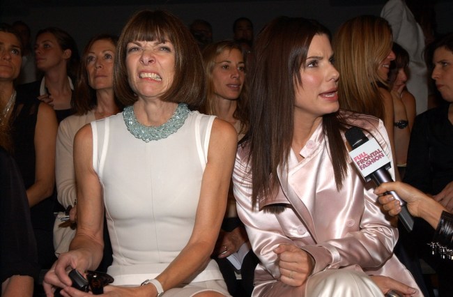 Anna Wintour and Sandra Bullock