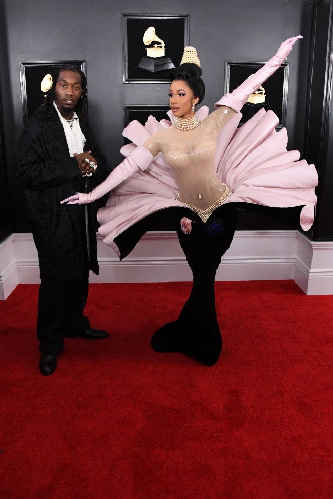 Offset (L) and Cardi B attend the 61st Annual GRAMMY Awards at Staples Center on February 10, 2019 in Los Angeles, California.