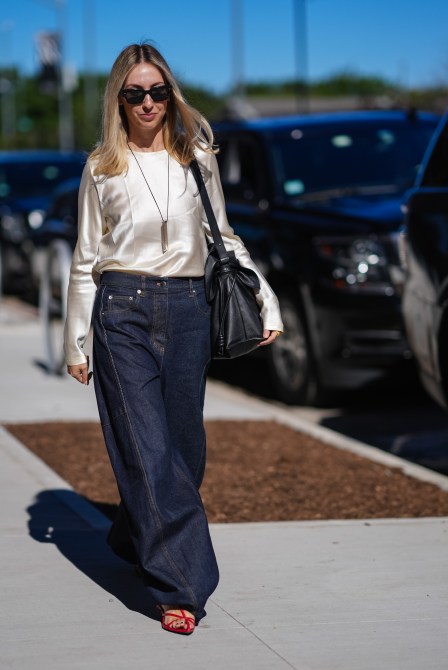 A guest during NYFW in September 2024.