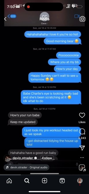 Devin texts The Bachelorette