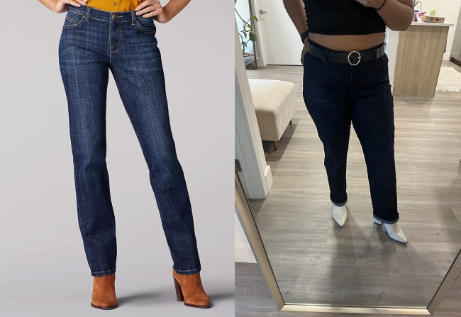 Lee Women’s Stretch Relaxed Fit Straight Leg Jean