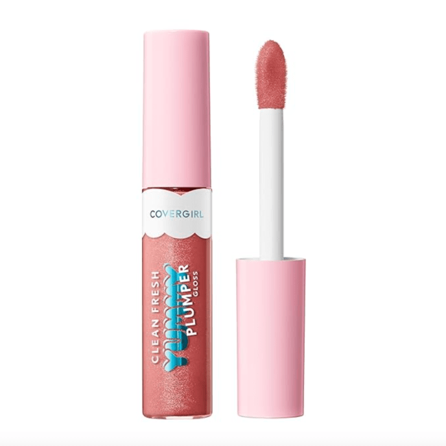 Covergirl Clean Fresh Yummy Lip Gloss in a clear tube.