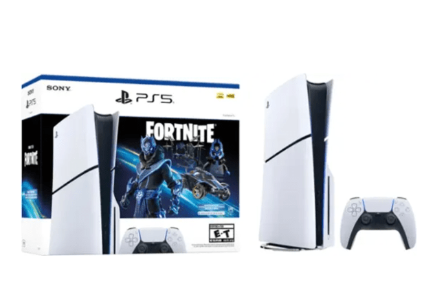 PlayStation 5 Slim Console Fortnite Cobalt Star Bundle