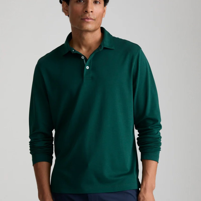 A man wearing a collared shirt