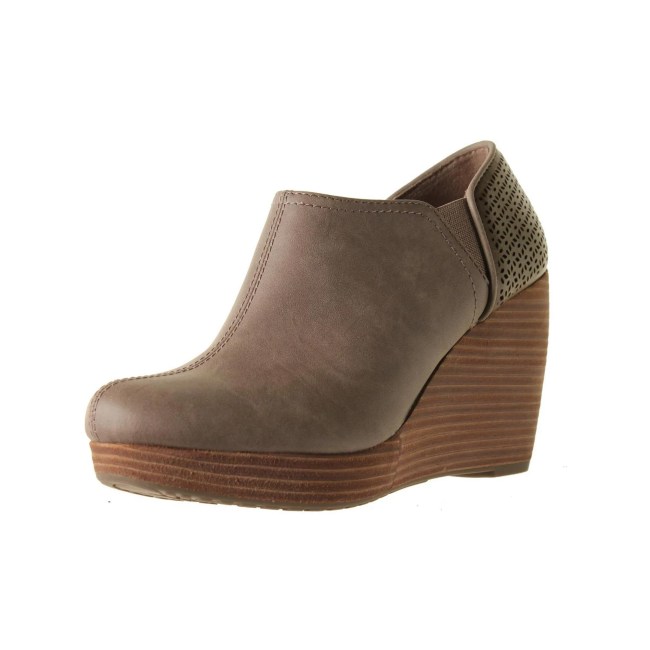Dr. Scholl's Shoes Womens Harlow Faux Leather Ankle Booties