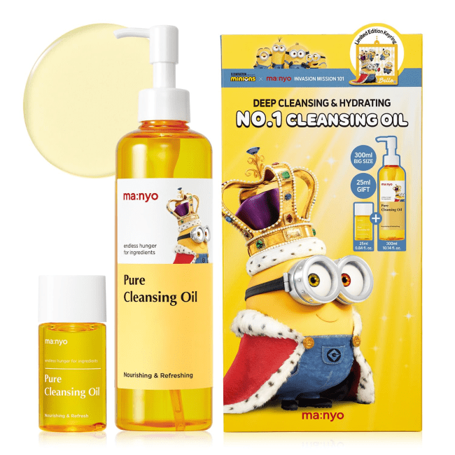 ma:nyo Pure Cleansing Oil Korean Facial Cleanser (Minions Edition)