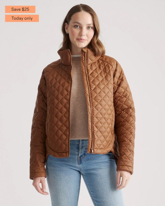 Featherless Quilted Puffer Jacket