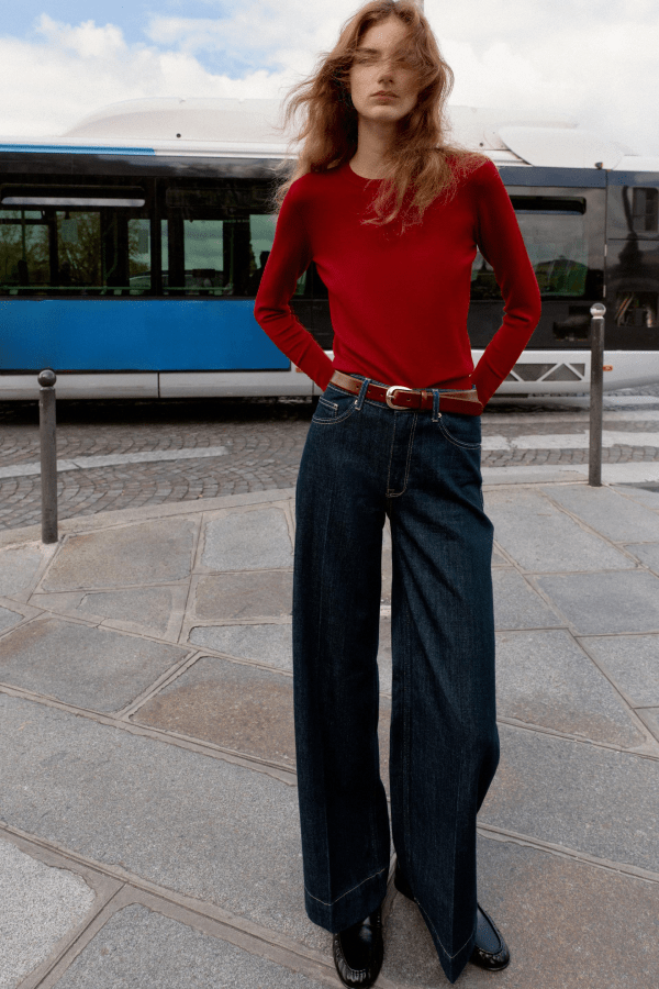 Zara Plain Knit Sweater Vest in gray