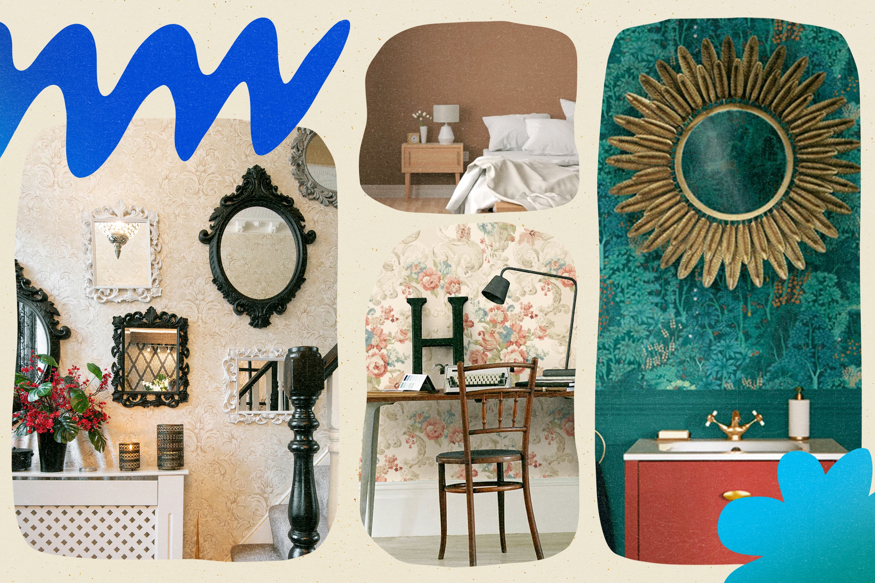 Collage of various home colors