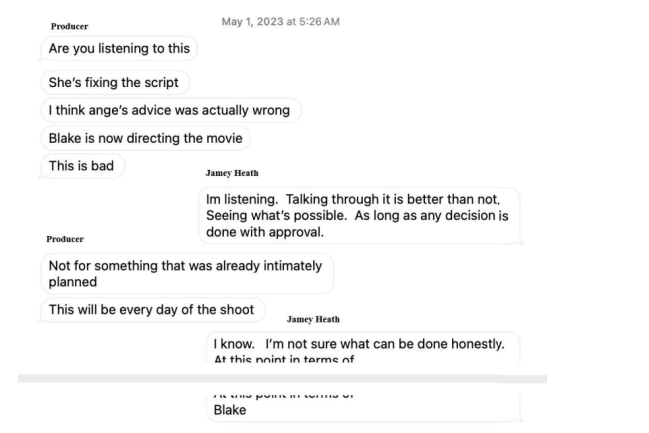 Justin Baldoni texts