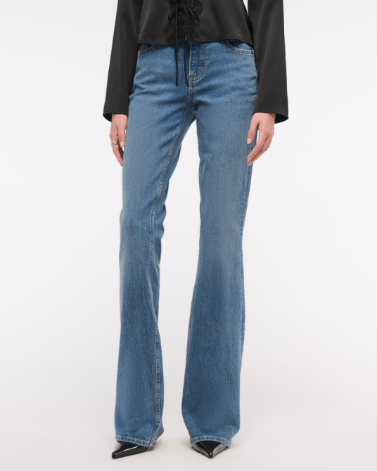 Abercrombie & Fitch Mid Rise Bootcut Jean