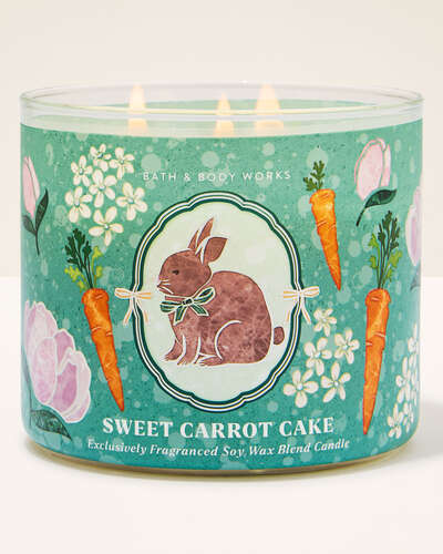 Bath & Body Works Sweet Carrot Cake 3-Wick Candle