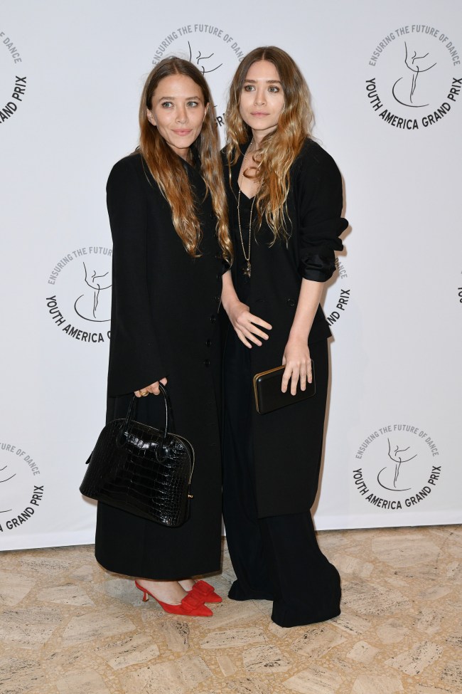 Mary Kate Olsen and Ashley Olsen attend YAGP's 20th Anniversary Gala 'Stars Of Today Meets The Stars Of Tomorrow' at David Koch Theatre at Lincoln Center on April 18, 2019 in New York City.