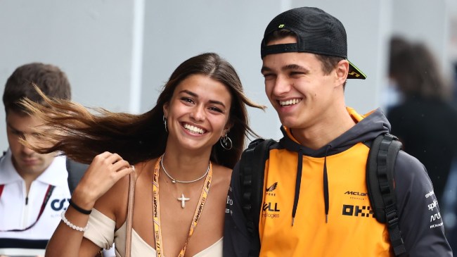 Lando Norris and Luisinha Oliveira