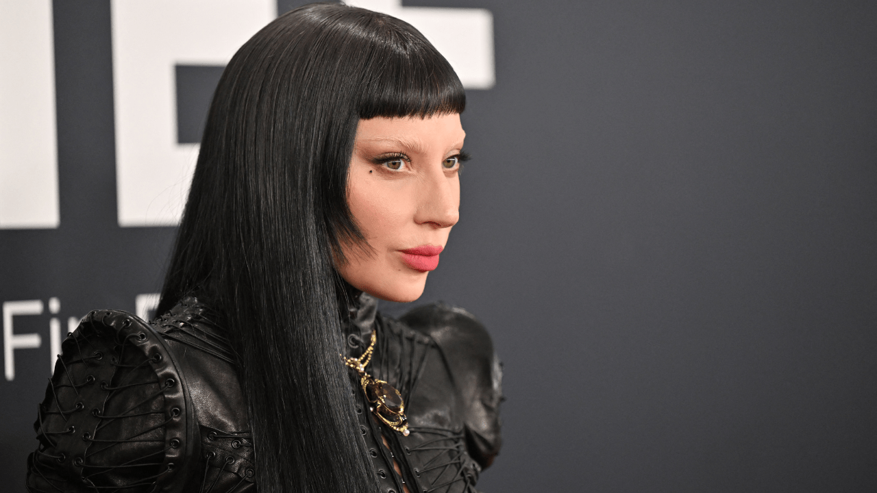 Lady Gaga arrives for the 67th Annual Grammy Awards at the Crypto.com Arena in Los Angeles on February 2, 2025.