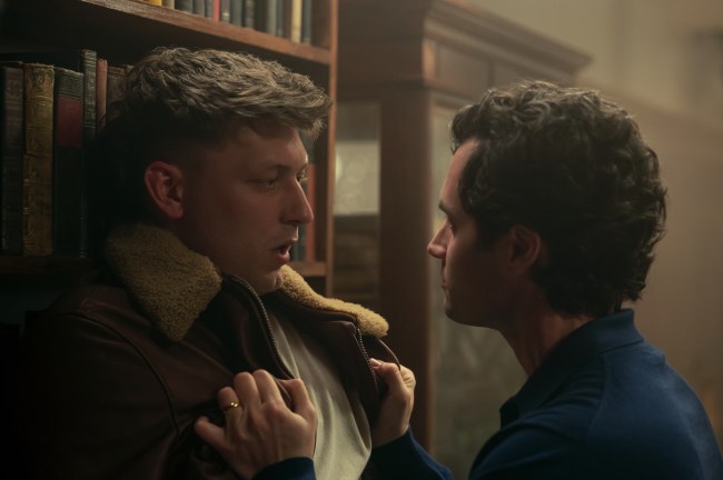 You. (L to R) Tom Francis as Clayton, Penn Badgley as Joe Goldberg in episode 504 of You.