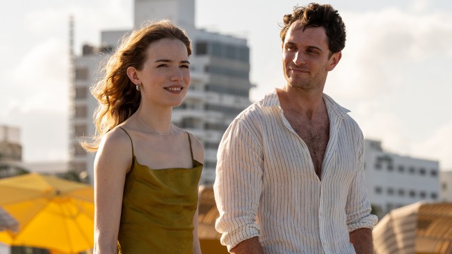 PULSE. (L-R) Willa Fitzgerald as Danny Simms and Colin Woodell as Xander Phillips in Episode 110 of Pulse.