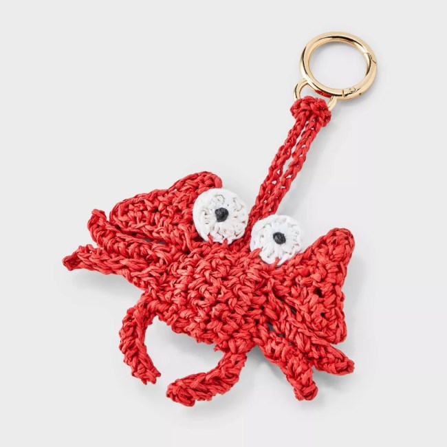 Universal Thread Straw Crab Bag Charm