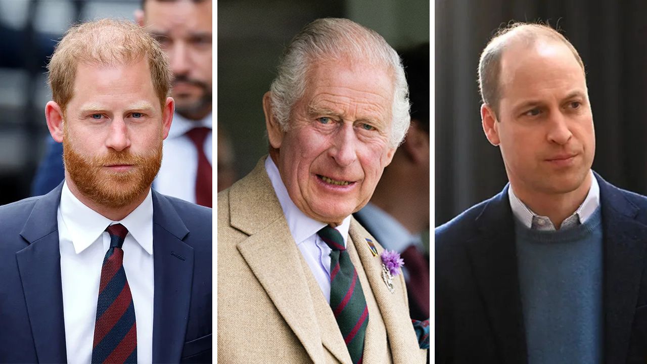 Prince Harry, King Charles and Prince William