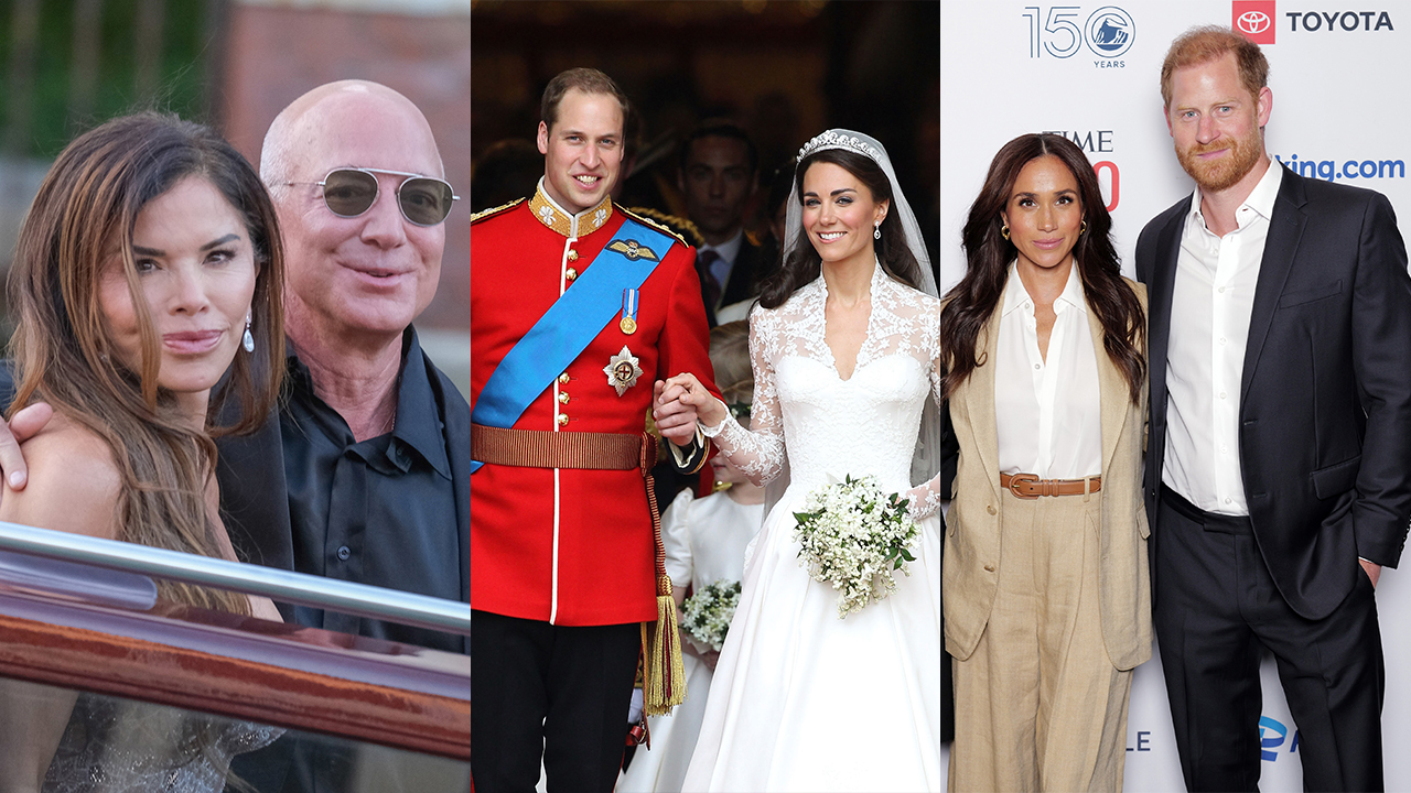 Lauren Sanchez, Jeff Bezos, Prince William, Kate Middleton, Meghan Markle, Prince Harry