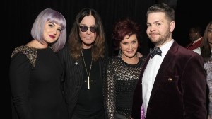 LOS ANGELES, CA - JANUARY 26:  Kelly Osbourne, Ozzy Osbourne, Sharon Osbourne and Jack Osbourne attend the 56th GRAMMY Awards at Staples Center on January 26, 2014 in Los Angeles, California.