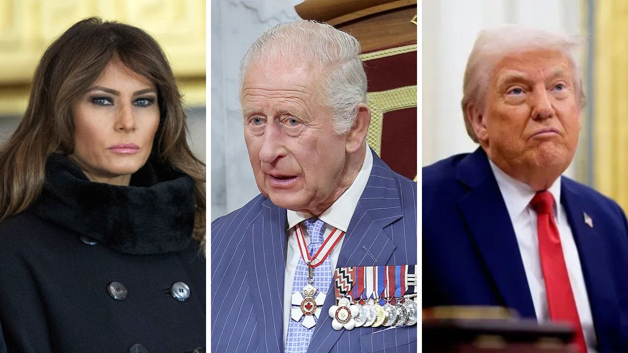 Melania Trump, King Charles, Donald Trump