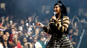 Cardi B performs onstage during the 2025 LadyLand Festival at Under the K Bridge Park on June 27, 2025 in New York City.