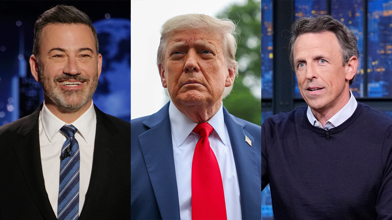 Jimmy Kimmel, Donald Trump, Seth Meyers