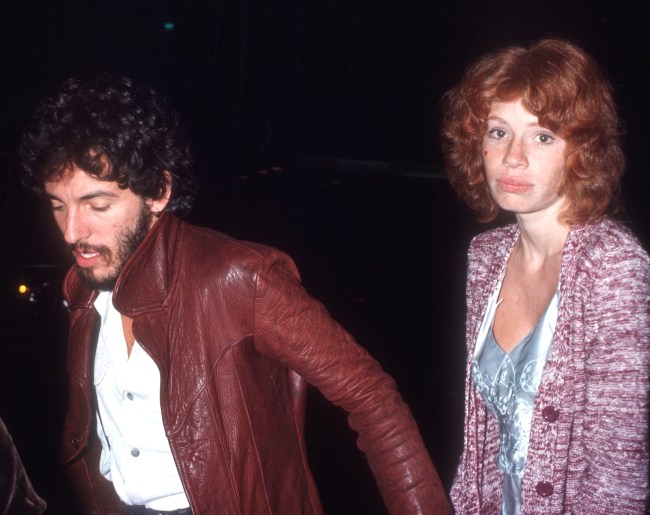 Singer and sngwriter Bruce Springsteen and Karen Darvin circa 1975