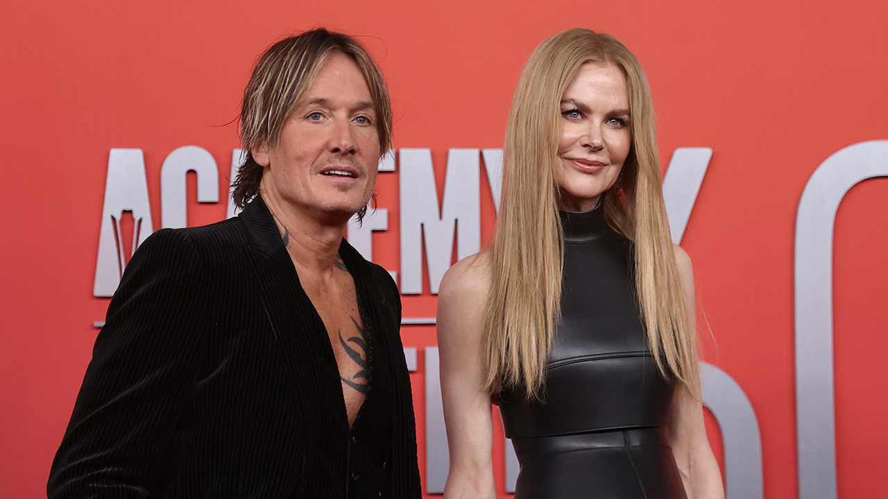 FRISCO, TEXAS - MAY 08: EDITORIAL USE ONLY. (L-R) Keith Urban and Nicole Kidman attend the 60th Academy of Country Music Awards at Omni Frisco Hotel at The Star on May 08, 2025 in Frisco, Texas