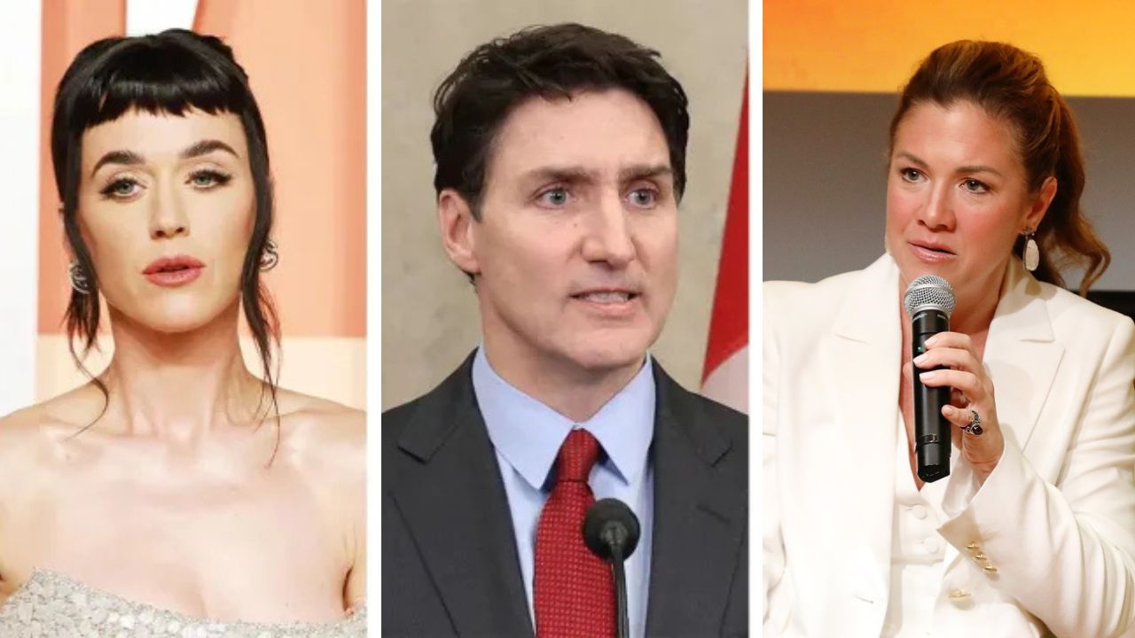 Katy Perry, Justin Trudeau, Sophie Gregoire