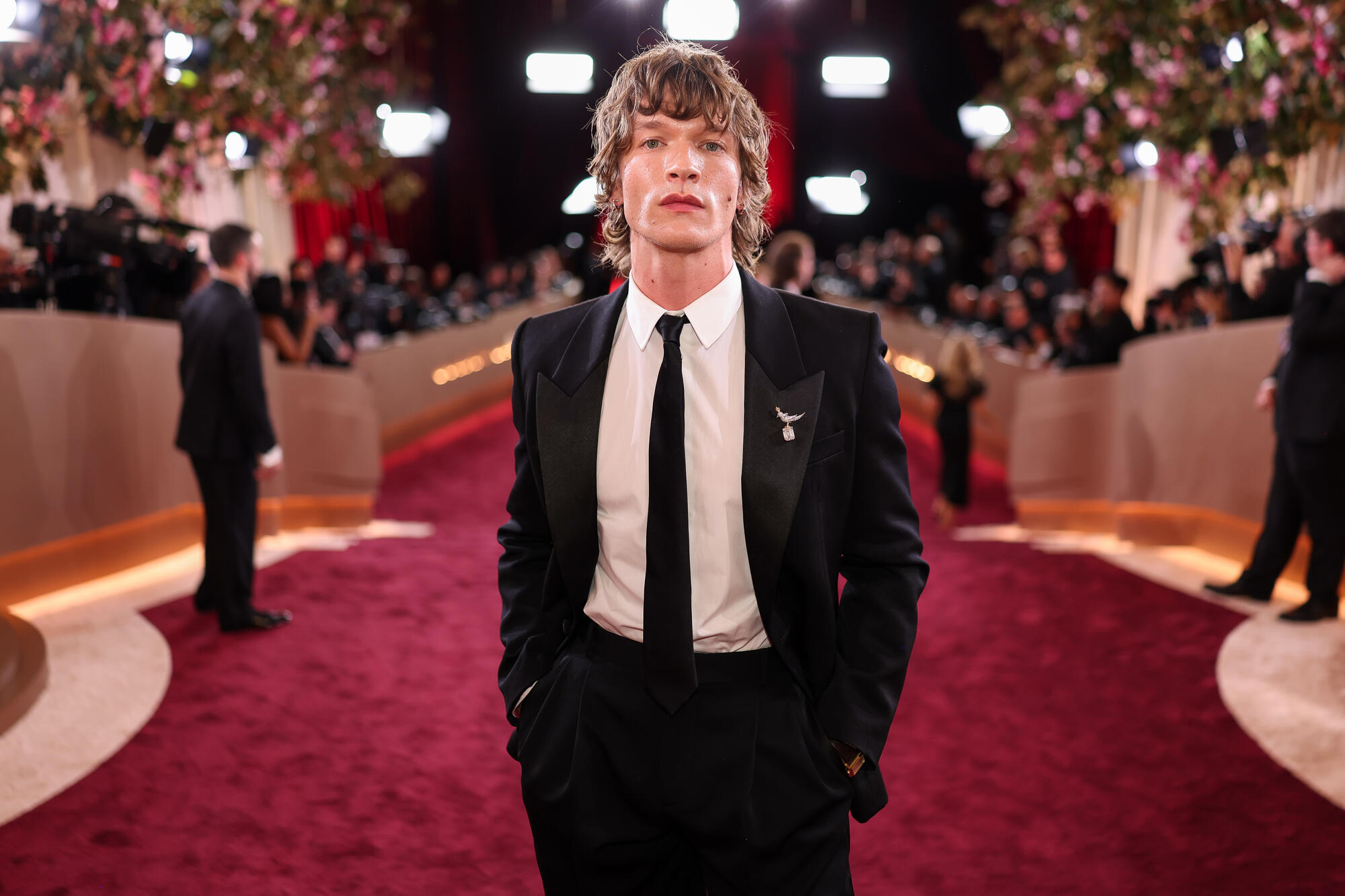 Connor Storrie at the 83rd Annual Golden Globes held at The Beverly Hilton on January 11, 2026 in Beverly Hills, California.