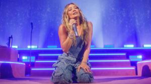 Hilary Duff at Hilary Duff Kicks Off Intimate Live Shows Following 10-Year Hiatus at O2 Shepherd’s Bush Empire on January 19, 2026 in London, United Kingdom.