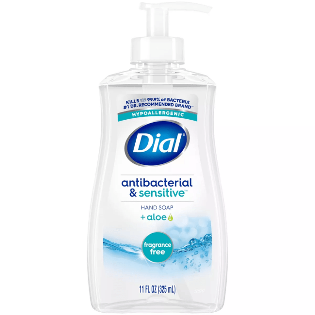 Dial Antibacterial & Sensitive Liquid Hand Soap