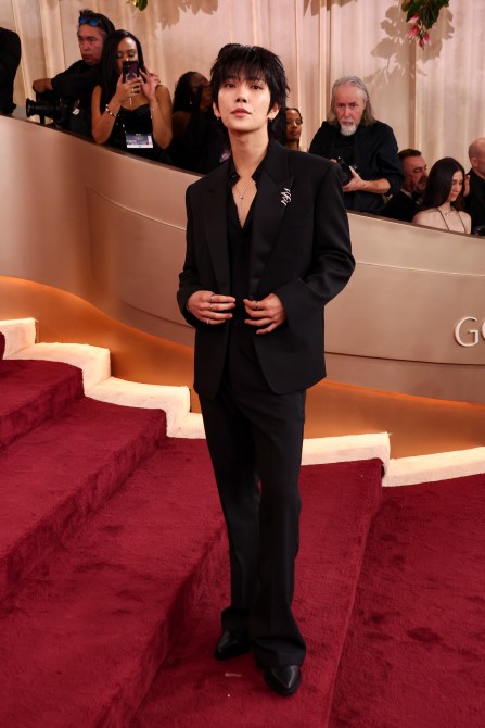 Joshua Hong at the 83rd Annual Golden Globes held at The Beverly Hilton on January 11, 2026 in Beverly Hills, California.