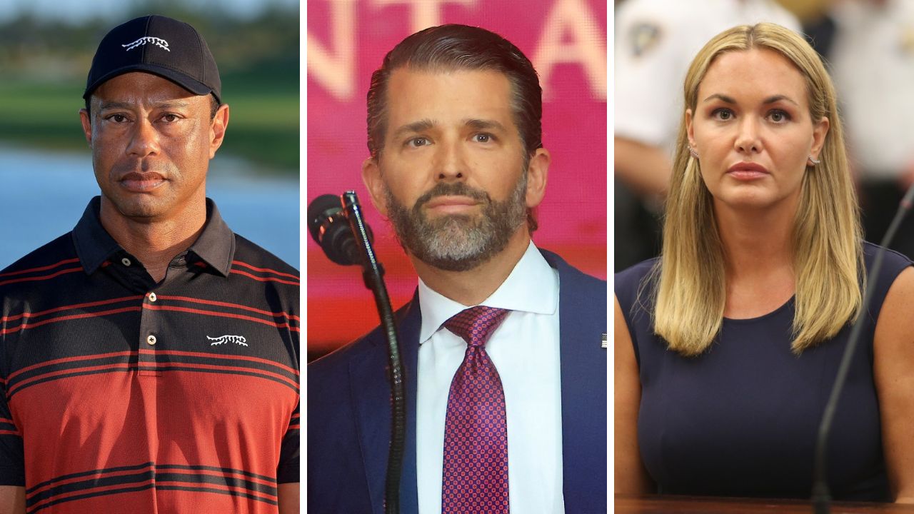 Tiger Woods, Donald Trump Jr, Vanessa Trump